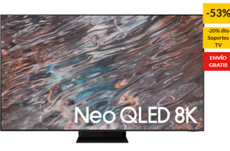 TV SAMSUNG QE75QN800A (Neo QLED – 75» – 189 cm – 8K Ultra HD – Smart TV por 2.329€)