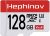 Hephinov Tarjeta Micro SD hasta 100/30 MB/Sec(R/W), 128GB Tarjeta de Memoria microSDXC con Adaptador SD (A1, U3, C10, V30, 4K UHD & Full HD) para Móvil, Cámara Deportiva, Switch, Gopro, Tableta, Dron
