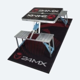 Mesa de Camping 24MX Race con 4 Sillas