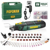 Mini Amoladora, POPOMAN 8V Amoladora Electrónica DC, Herramienta Rotativa USB